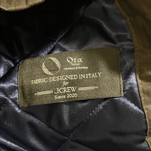 J. Crew Cropped Barn Jacket in Ripstop Cotton Mossy Brown Size Med NWT - Picture 7 of 10